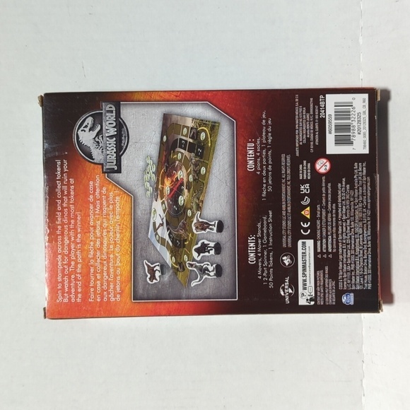 Spinmaster Jurassic World Ready to Roll Path Game - New in Sealed Box - Picture 2 of 7